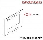 Κρύσταλλο εξωτερικό πόρτας κουζίνας PITSOS,SIEMENS,BOSCH